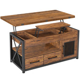 Soukaina Living Lounge Coffee Center Drawers Lift Top Table